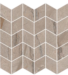 Декор Kerama Marazzi KMD2MSM014BR Ифран мозаичный бежевый светлый глянцевый обрезной 30x31.2x0,9