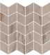 Декор Kerama Marazzi KMD2MSM014BR Ифран мозаичный бежевый светлый глянцевый обрезной 30x31.2x0,9