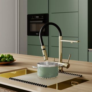 Смеситель для кухни IDDIS Ace ACEMGFFi05 золото матовое Смеситель для кухни IDDIS Ace ACEMGFFi05 золото матовое