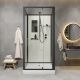 Душевая кабина Niagara Standart ST100/15Q/BL/BK 100x100 см профиль чёрный стекло прозрачное
