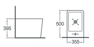 Timo биде SOLI  напольное  (TK-302) Timo биде SOLI  напольное  (TK-302)