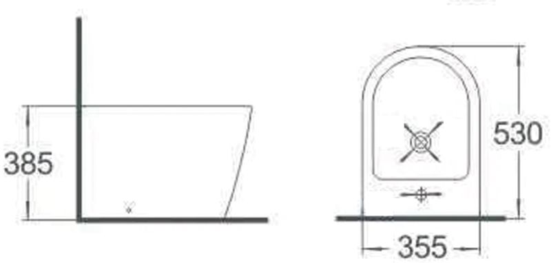 Timo биде INARI напольное (TK-502)