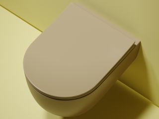 Унитаз подвесной Ceramicanova Модена (Modena) CN6063MC безободковый капучино матовый