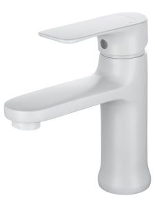 Смеситель для раковины Wonzon & Woghand WW-XH-011-MW белый матовый