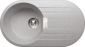 Мойка кухонная Tolero Loft TL-780 серый металлик 473851