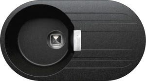 Мойка кухонная Tolero Loft TL-780 чёрный 473820