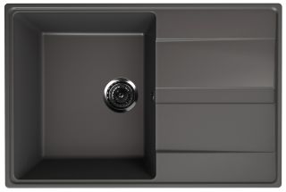 Кухонная мойка Ulgran Quartz Prima 750-09 асфальт Кухонная мойка Ulgran Quartz Prima 750-09 асфальт