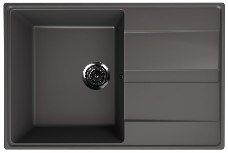 Кухонная мойка Ulgran Quartz Prima 750-09 асфальт
