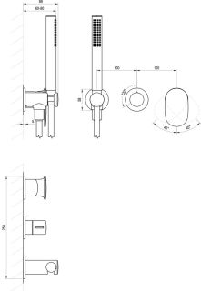 Смеситель для душа Ravak Spring X070534 хром