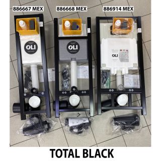 Инсталляция для подвесного унитаза Oli Expert Total Black 886668