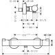 Смеситель для душа Hansgrohe Ecostat Comfort 13116990 полированное золото Смеситель для душа Hansgrohe Ecostat Comfort 13116990 полированное золото