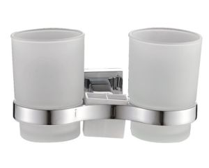 Стакан для ванной комнаты Haiba HB8608 двойной хром