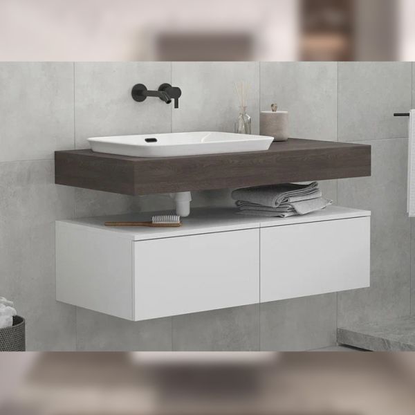 Тумба подвесная без столешницы Velvex Unit tp.UNI.60.1Y белый матовый, 60 см