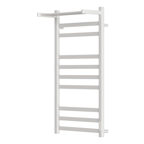 Полотенцесушитель электрический APEXTERMO Terra TR01104WM 1000x400 с полкой белый матовый