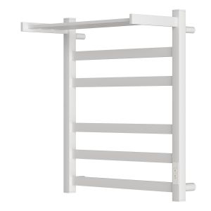 Полотенцесушитель электрический APEXTERMO Terra TR01164WM 600x400 с полкой белый матовый