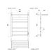 Полотенцесушитель электрический APEXTERMO Terra TR01164WM 600x400 с полкой белый матовый