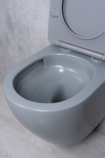 Унитаз подвесной Tornado Gid Tr2122TF-Lgm 62259Y серый матовый 49x36x36 Унитаз подвесной Tornado Gid Tr2122TF-Lgm 62259Y серый матовый 49x36x36