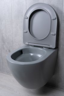 Унитаз подвесной Tornado Gid Tr2122TF-Lgm 62259Y серый матовый 49x36x36 Унитаз подвесной Tornado Gid Tr2122TF-Lgm 62259Y серый матовый 49x36x36