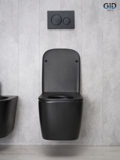 Унитаз подвесной Gid Tr2140Bm 62255Y черный матовый 51x35x37.5 Унитаз подвесной Gid Tr2140Bm 62255Y черный матовый 51x35x37.5