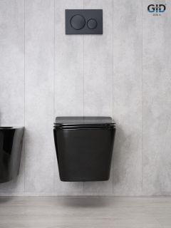 Унитаз подвесной Gid Tr2144BL 62224Y черная глянцевая 52x36x33.5 Унитаз подвесной Gid Tr2144BL 62224Y черная глянцевая 52x36x33.5