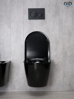 Унитаз подвесной Gid Tr2198-18 62204Y черная глянцевая 49x36x35.5 Унитаз подвесной Gid Tr2198-18 62204Y черная глянцевая 49x36x35.5