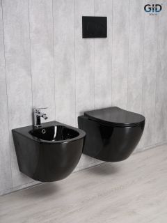 Унитаз подвесной Gid Tr2198-18 62204Y черная глянцевая 49x36x35.5 Унитаз подвесной Gid Tr2198-18 62204Y черная глянцевая 49x36x35.5