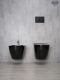 Унитаз подвесной Gid Tr2198-18 62204Y черная глянцевая 49x36x35.5