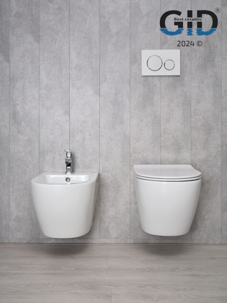 Унитаз подвесной Gid Tr2198 61107Y белый 49x36x35.5