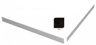 Экран Cezares алюминиевый (черный) для поддона CEZARES TRAY-AS-AH-120/90-100-SCR-NERO