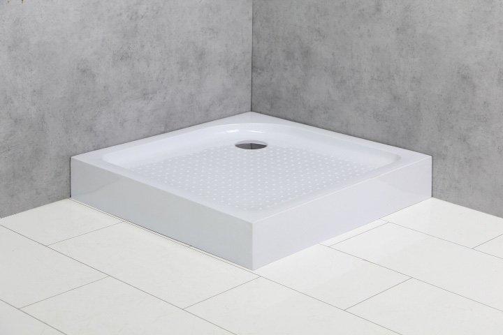Душевой акриловый поддон 80см, белый BelBagno TRAY-BB-A-80-15-W