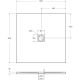 Душевой поддон BelBagno из литьевого мрамора 90x90 см TRAY-MR-UNO-A-90-35-NERO черный