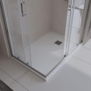 Душевой поддон BelBagno из литьевого мрамора 170x70 см TRAY-MR-UNO-AH-170/70-35-W белый