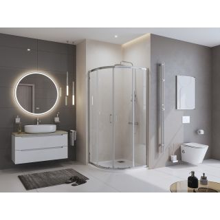 Душевой поддон BelBagno из литьевого мрамора 80x80 см TRAY-MR-UNO-R-80-550-35-W белый