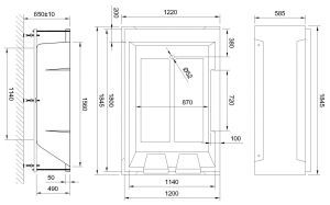 Гидромассажная ванна Royal Bath Triumph Comfort 180x120см белый RB665100CO