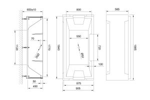 Гидромассажная ванна Royal Bath Triumph Comfort 185x87см белый RB665102CO