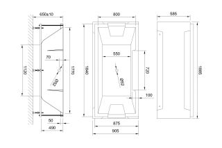 Гидромассажная ванна Royal Bath Triumph Comfort 185x87см белый RB665102CO