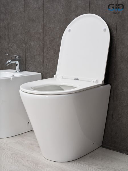 Унитаз приставной Gid TRS-263 62211Y белый 52x36x41