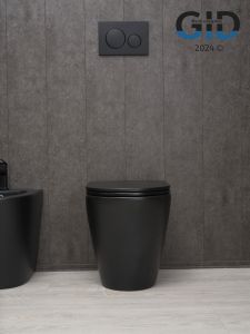 Унитаз приставной Gid TRS-263BM 62212Y черный матовый 56x36x41
