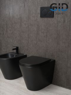 Унитаз приставной Gid TRS-263BM 62212Y черный матовый 56x36x41 Унитаз приставной Gid TRS-263BM 62212Y черный матовый 56x36x41
