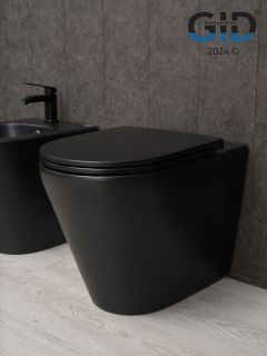 Унитаз приставной Gid TRS-263BM 62212Y черный матовый 56x36x41 Унитаз приставной Gid TRS-263BM 62212Y черный матовый 56x36x41
