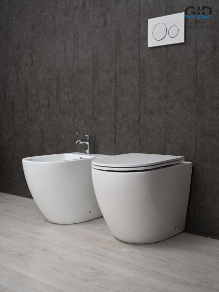 Унитаз приставной Gid TRS-269 62213Y белый 56x36.5x42
