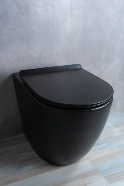 Унитаз приставной Gid TRS-269BM 62214Y черный матовый 56x36.5x42