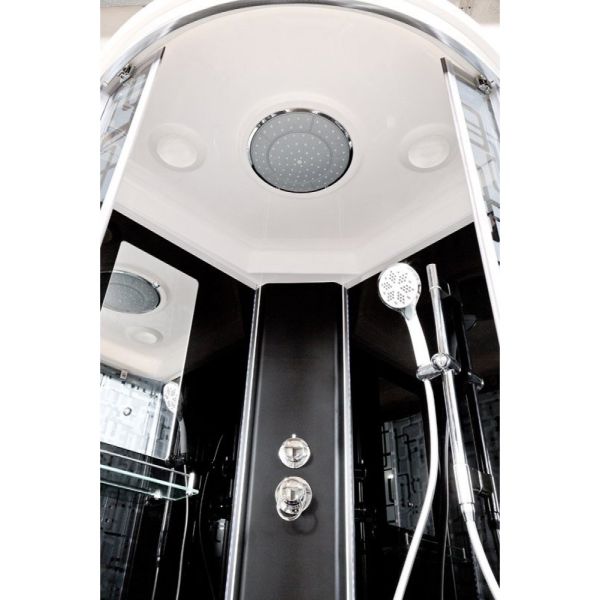 Душевая кабина Deto BМ1590 LED с гм. BLACK 90х90х220 см Душевая кабина Deto BМ1590 LED с гм. BLACK 90х90х220 см