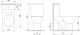 Унитаз-компакт Damixa Palace Grand  468600SC с сиденьем микролифт