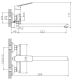 Смеситель для ванны Haiba HB22533-3 пепельный