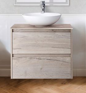 Тумба под раковину BelBagno подвесная 60x50см Rovere Galifax Bianco KRAFT-600-2C-SO-RGB