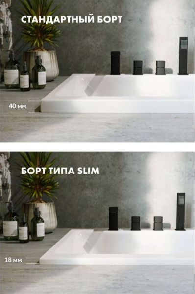 Гидромассажная ванна Whitecross Wave Slim 0111.150070.100.RELAX.CR 150x70см Relax хром