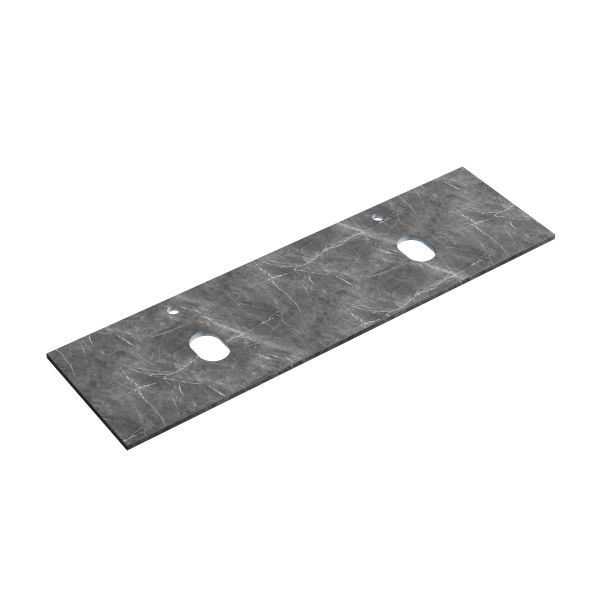 Столешница из керамогранита Sancos TT160A1X c отверстием под смеситель 160 см Black Sky