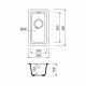 Мойка кухонная IDDIS Tanto белый TU1W261i87
