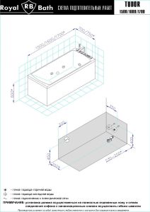 Гидромассажная ванна Royal Bath Tudor Standart 150x70см белый RB407700ST